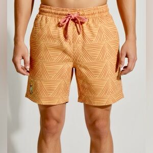 Disney Enchanted Tiki Room Shorts For Men - Orange ~New~